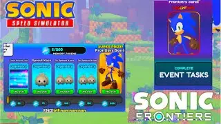 HOW TO **SPEEDRUN** CYBERSPACE EVENT & UNLOCK FRONTIER SONIC AS FAST AS HUMANLY POSSIBLE