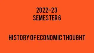 HISTORY OF ECONOMICS THOUGHT  2023|MGU||SEM6|PREVIOUSYEAR'SQUESTIONS|BRITTLEMEDIA