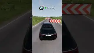 BMW G12 M760li vs Mercedes S 500 #beamngdrive #shorts