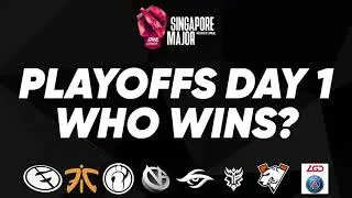Playoffs DAY 1 Singapore Major 2021 | Dota 2 Tournaments