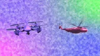 ホログラムドローン ＆ ホログラム飛行機 / Hologram Drone ＆ Hologram helicopter