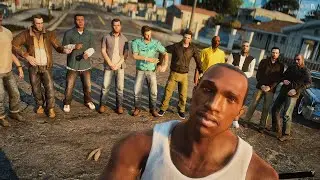 GRAND THEFT AUTO, ВСЕ ПЕРСОНАЖИ СОБРАЛИСЬ НА ГРУВ СТРИТ