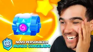 ABRI 10 BAÚS DO MUNDO CONGELADO E LIBEREI NOVO PERSONAGEM! SQUAD BUSTERS