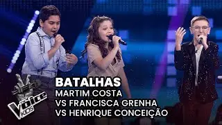 Martim Costa vs Francisca Grenha vs Henrique Conceição | Batalhas | The Voice Kids Portugal 2024