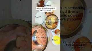 Sweet Honey Barbecue Chicken Bites