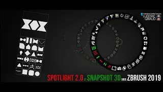 Spotlight 2.0 et SnapShot 3D - Nouveautés Zbrush 2019