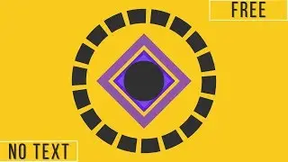 2D Minimal Design Intro (without text) | After Effects | SVG ( Free Download )