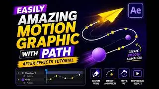 Easily Amazing Motion Graphic with Path - After effect Tutorial