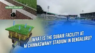 What is the SubAir facility at M Chinnaswamy Stadium in Bengaluru? #indvsnz #crickbuster