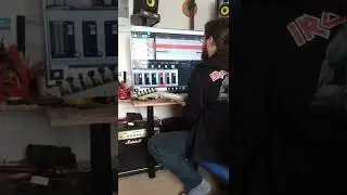 working out parts for new songs.