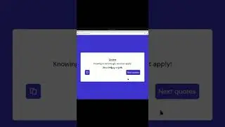 Random quotes generator in just 1 min.