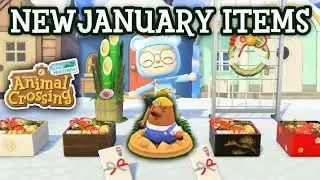 How To Get All the New January Update Items in Animal Crossing New Horizons