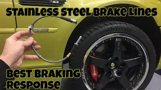 How to Install Stainless Steel Brake Lines for Improved Braking  E46 M3