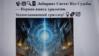 ✨📚🔍🖥️ Лабиринт Света: Код Судьбы — Первая книга трилогии. Захватывающий триллер! 💡🔗🎭 Только за $1,99