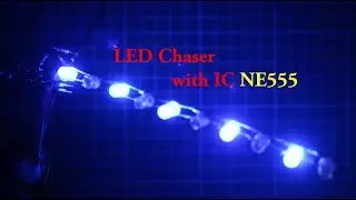 DIY IDEAS | How to make LED chaser with NE 555 IC