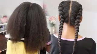 Blow-dry, Flat Iron + Trimming Split Ends