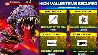 MW3 ZOMBIES RED WORM BOSS FIGHT & DARK AETHER RIFT: LEGENDARY SCHEMATICS UNLOCK!