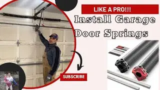 Replace & Install Garage Door Springs Like a Pro How To #how #howto #diy