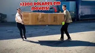$2200 dólares em moveis do lixo dos Estados Unidos!🇺🇸
