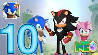Sonic Dash 2: Sonic Boom Gameplay Walkthrough Part 10 - My New Team (iOS, Android)