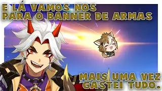 Tiros no banner de armas do Itto   | Genshin Impact