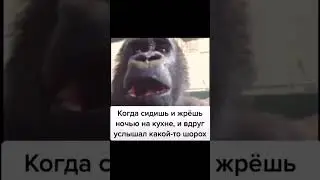 Когда ночью кушаешь на кухне 