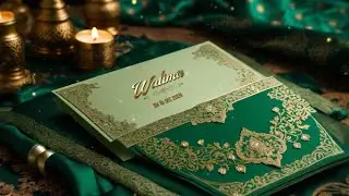 Exquisite 3D Muslim Wedding Invitation Card Slideshow After Effects Template
