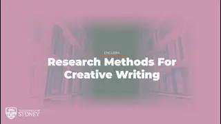 Research Methods for Creative Writing (ENGL6914)