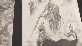 Ilustraciones a lápiz de Esteban Maroto