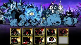 The Battle Cats - All Aku Enemies VS Black Manic!