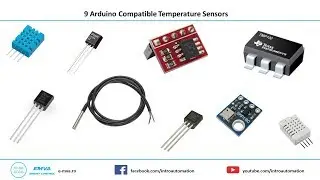 9 Temperature Sensors Arduino Compatible