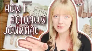 How I ACTUALLY Journal | My bullet journal method | ft. 