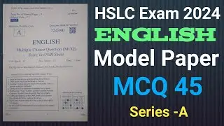 model question paper 2024 class 10 english|hslc exam 2024 english question paper|hslc exam 2024