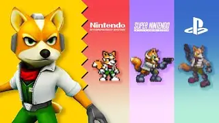 Drawing Fox McCloud in 3 Styles of Pixel Art!