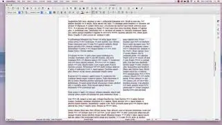 LibreOffice Writer: Converting text in a 1 column layout to a multiple column layout