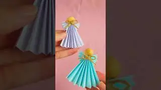 DIY CHRISTMAS ORNAMENTS DECORATION IDEAS | PAPER ANGEL ORIGAMI