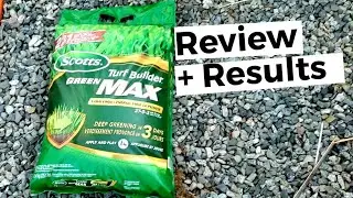Scotts Turf Builder Green Max Fertilizer | Real Review with 20 Day Update