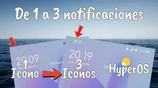 Como mostrar 3 Iconos de Notificaciones con HyperOS 🚨