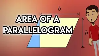 How to derive the formula for finding the area of a parallelogram