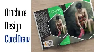 beautiful professional brochure design in coreldraw.