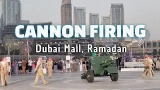 Dubai Police Cannon Firing  for  Breaking the Fast Ramadan 2024