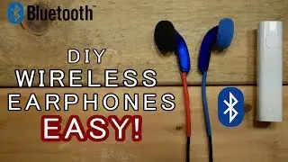 How to Make ANY Headphones / Earphones Wireless - EASY!