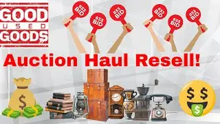 Lets Make some Money $$ Auction Haul for Reselling On eBay