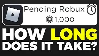 How Long Does Pending Robux Take 2024