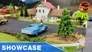 Epic Showcase of 70 Cars Cruising Through a DIY Miniature Diorama