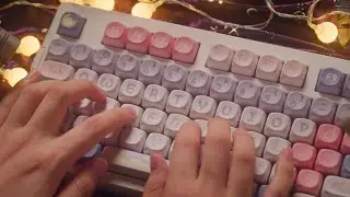 Soft Jazz Music And The Soothing Typing Around Your Ears