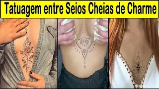 47 TATUAGENS FEMINNAS NO PEITO FEMININO, TATUAGEM NO PEITO PARA MULHERES