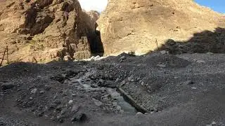 Полет вдоль водохранилища на Ягнобе