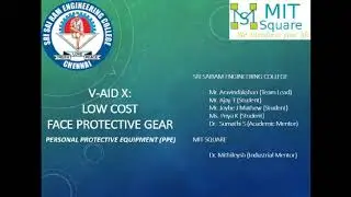 V-AID X : Low Cost Face Protective Gear (with/without 3D Printer)
