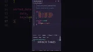 Sorted Function- Everything you need to know 